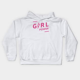 girl power inline Kids Hoodie